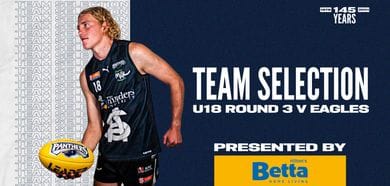 BETTA Team Selection: Under-18 Round 3 vs Eagles